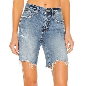 Pistola Kelly‎ 90s Skater Short Florence Blue Cut Offs Distressed Sz 28